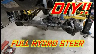 PSC Full Hydraulic Steering Built for a DANA 60 ULTIMATE!!! DOUBLE SHEER KNUCKLES!!