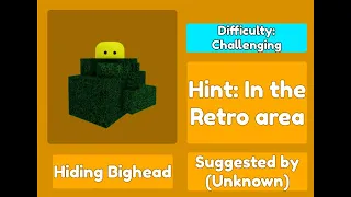 How to get the Hiding Bighead - Find the Big Heads [Roblox]