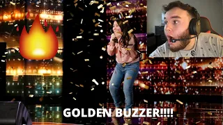 Golden Buzzer: 10-Year-Old Roberta Battaglia Sings Lady Gaga's "Shallow" | So good! REACTION!!