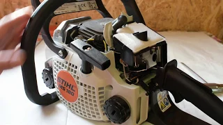 Новая бензопила STIHL-MS 180 распаковка,комплектация.Честный обзор.Стоит ли брать?/ШТИЛЬ 180.