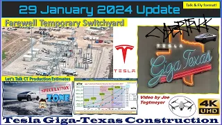 Cybertruck Ramp Forecast! W Progress,  Crash Test Excavation! 29 Jan 2024 Giga Texas Update(08:00AM)