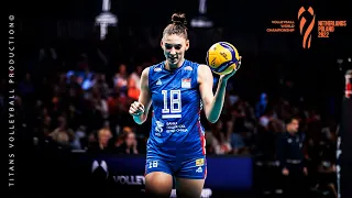 Legend Serbian Volleyball Tijana Boskovic vs Canada at World Championship 2022