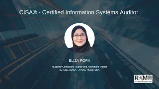 Webinar CISA®—Certified Information Systems Auditor