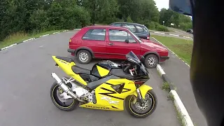 "Лёгкий" ПРОХВАТ на Honda CBR954RR Fireblade