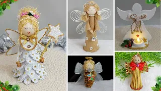 5 Easy Christmas Angel making ideas with simple material | DIY Affordable Christmas craft idea🎄184