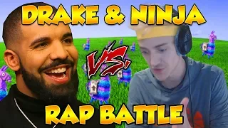 DRAKE & NINJA RAP BATTLE ON FORTNITE! (God’s Plan?) - Fortnite Funny Fails and WTF Moments!