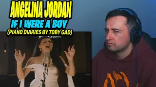Angelina Jordan - If I Were A Boy (Piano Diaries by Toby gad) REACTION!!