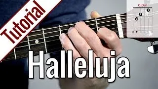 Leonard Cohen/Jeff Buckley - Hallelujah | Gitarren Tutorial Deutsch