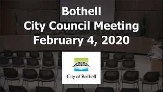 February 4, 2020 - Bothell City Council Meeting