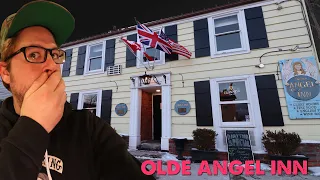 OVERNIGHT IN THE OLDEST HAUNTED HOTEL IN THE COUNTRY | OLDE ANGEL INN (Part 1)