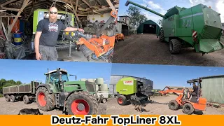 FarmVLOG#823 - Wir holen unseren Deutz TopLiner raus / Weizen fahren / Flüssig Düngung