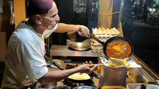 Fastest Omelet Making | Indian Egg Bhurji | Indian Egg Dish At Street Food Of Karachi Pakistan