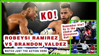 ✅🏿‍🚀 Robeysi Ramirez vs Brandon Valdez Highlights, Remember? Robeysi Won Shakur Stevenson at Olimpic