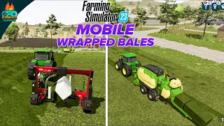 Silage Bales Making Guide in Farming Simulator 23 Mobile! fs23 urdu hindi