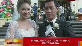 BT: Mariz Umali at Raffy Tima, ikinasal na