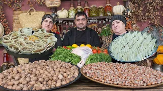 Famous Lahmacun (Turkish Pizza) | A Very Special Baklava - Uch Qulaq (Triangle baklava)