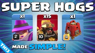 TOWN HALL 13 SUPER HOGS ARE UNSTOPPABLE!!! BEST TH13 Attack Strategy | Clash of Clans