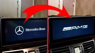 Hidden Function Mercedes W212 / How to replace the COMAND Logo at the start with AMG