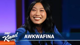 Awkwafina on Crazy Family Text Chain, First Pitch at Mets Game & Marvel’s Shang-Chi