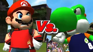 Super Mario Strikers - Mario/Hammer Bros Vs. Yoshi/Toad