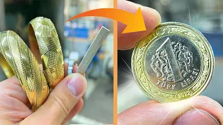 We make the most expensive gold coin in the world!