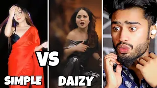 Simpal Kharel VS Daizy Aizy TikTok _ Reaction | Daizy Aizy Vs Simpal kharel | TikTok Battle