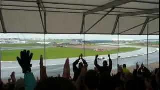 Kamui Kobayashi gets a warm welcome from the fans