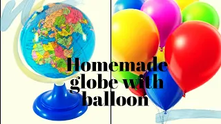 #globe #homemadeglobe  DIY how to make globe at home / school project idea.