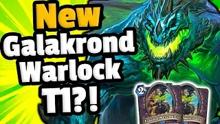 NEW Galakrond Warlock T1?! - Ashes Of Outlands Hearthstone