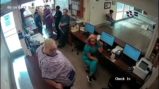 Shively Animal Clinic shooting surveillance: Check in camera