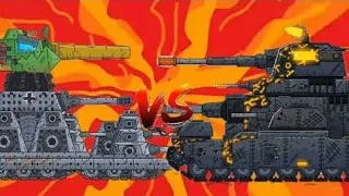 Гибрид Кв-45 Карл 44 против Адского Монстра! Мультики про танки! Пародия на #геранд