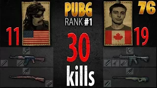 PUBG Rank 1 - DrDisRespect & Shroud 30 kills DUO - 1st person PLAYERUNKNOWN'S BATTLEGROUNDS #76