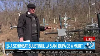 Caz bizar la Iași! Și-a schimbat buletinul la 5 ani după ce a murit