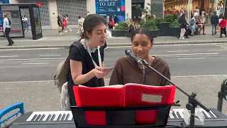 Woman Takes the Mic Off Me and Sings so Beautifully