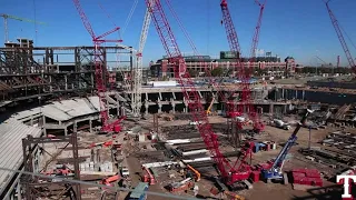 Globe Life Field Construction Sneak Peak