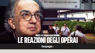 Le reazioni degli operai della Fca di Pomigliano alla morte di Marchionne