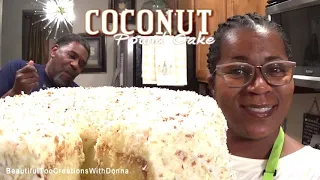 Toasted Coconut Pound Cake🥥 | I'm Making It Like My Mama Did🥰 | This Coconut Cake Has Me Jumping!