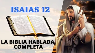 ISAIAS 12 LA BIBLIA HABLADA EN ESPAÑOL COMPLETA ||  EL EVANGELIO DE HOY