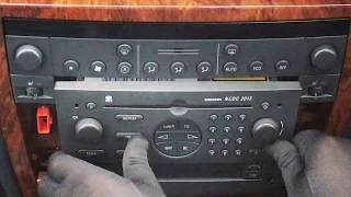 How To Remove & Install - Siemens NCDC 2013 / 2015 Radio on Vauxhall Opel Omega, Vectra C, Signum