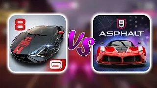 Asphalt 8: Airborne VS Asphalt 9: Legends - COMPARISON (ANDROID)