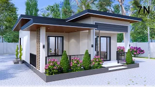 7 x 9 meter small house plan | Beautiful house 2Bedroom (63sqm)