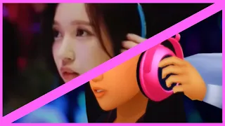 twice - what is love / comparison with animation