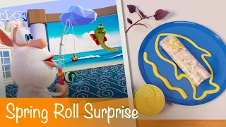 Booba - Food Puzzle: Spring Roll Surprise - Episode 24 - Cartoon for kids