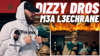 MOROCCAN RAP IS FIRE?! 🇲🇦 Dizzy DROS - M3A L3ECHRANE | UK 🇬🇧 REACTION