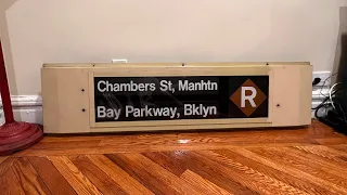 Original R42 Side Rollsign Scroll Through. (1988)