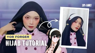 【 Hijab Cosplay】 Tutorial Hijab Cosplay「Yor Forger Anime Spy X Family」