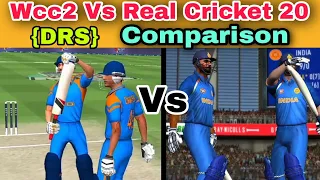 Wcc2 Vs Real Cricket 20 (DRS) Comparison