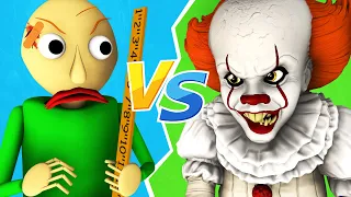 БАЛДИ vs ПЕННИВАЙЗ - ФИЛЬМ (3D Анимация Оно 2 Baldi's Basics Classic Remastered Хоррор Обновление)