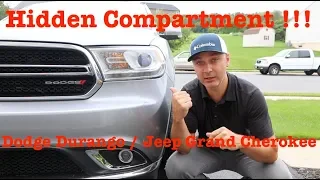 Hidden Compartment in Dodge Durango / Jeep Grand Cherokee - WOW!