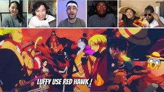 Straw Hats Destroy Onigashima Front Gate Fortress !🔥 | One piece 982 Reaction Mashup